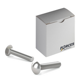 1/4"-20 x 2" Carriage Bolt Full thread - Stainless Steel 18-8