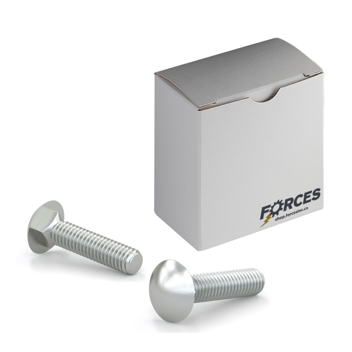 1/2"-13 x 3" Carriage Bolt Full thread - Zinc Plated ASTM A307