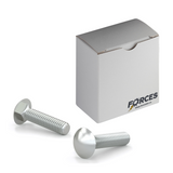 1/2"-13 x 1" Carriage Bolt Full thread - Zinc Plated ASTM A307