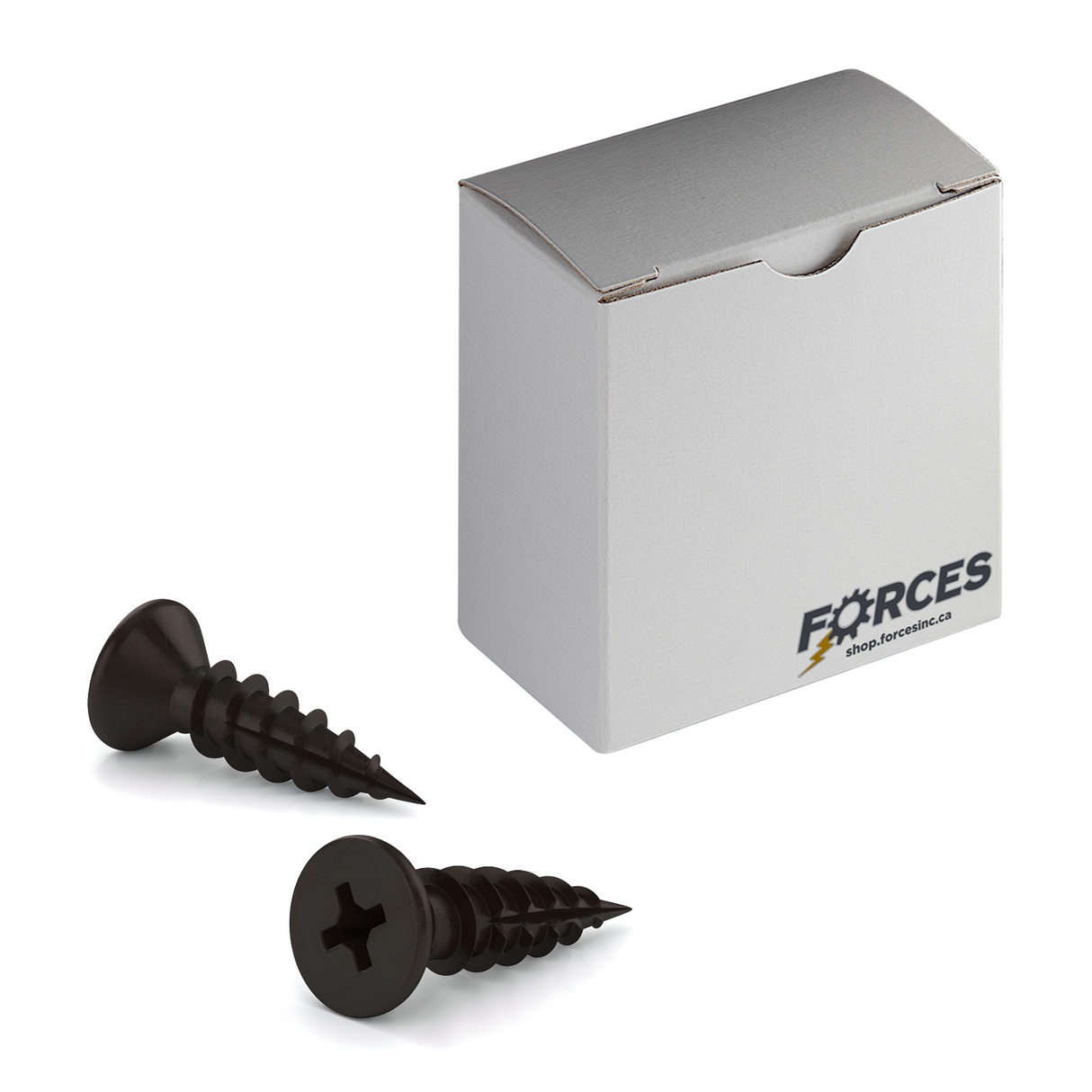 #9 x 5/8" Wood Screws Flat Head Quadrex Drive Twinfast Thread Type 17 Point Oil-Rubbed Bronze