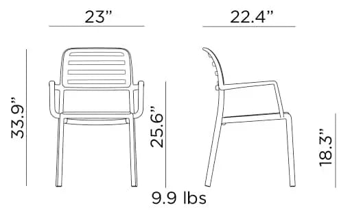 Fauteuil Costa