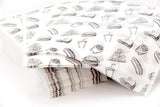 Feuilles de papier cirées personnalisées 14" x 17" (10 000 unités) | Emballage alimentaire sur mesure