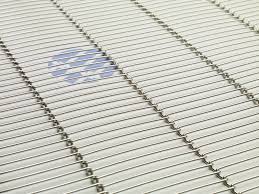 Wire Belt Flat-Flex with C-CureEdge #61333-186, 40"W, 24 x .092, 13 sp., 186"L, CC