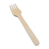 Fourchettes en bois avec manches renforcés – Lot de 100 unités