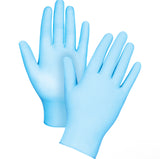 Medical-Grade Disposable Gloves, Vinyl, 4.5-mil, Powder-Free, Blue, Class 2, 100/Box, 1000/Case, Priced per Case