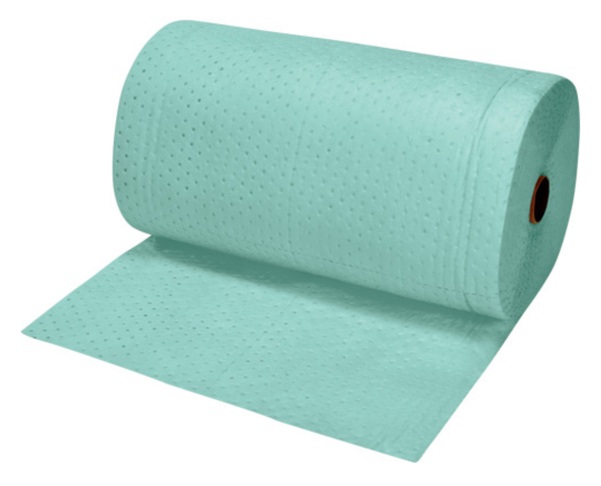 Bonded Sorbent Rolls , Heavyweight, 150' L x 30" W, 50 gal. Absorbancy