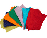 RMP MAINTENANCE PRODUCTS
Recycled Material Wiping Rags, Cotton, Mix Colours, 25 lbs.