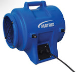 8" Air Blower with 15' Ducting & Canister, 1/4 HP, 816 CFM