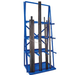 Bar Storage Rack, Vertical, 3 Levels, 36" W x 24" D x 84" H, 3000 lbs. Cap.