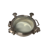 12" (300mm) Circular Manway W/ Glass Cover & Pressure - SS316