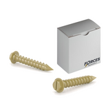 3/16" x 1-1/4" Concrete Screw Gold Seal 1150 Coating Hex Washer Head