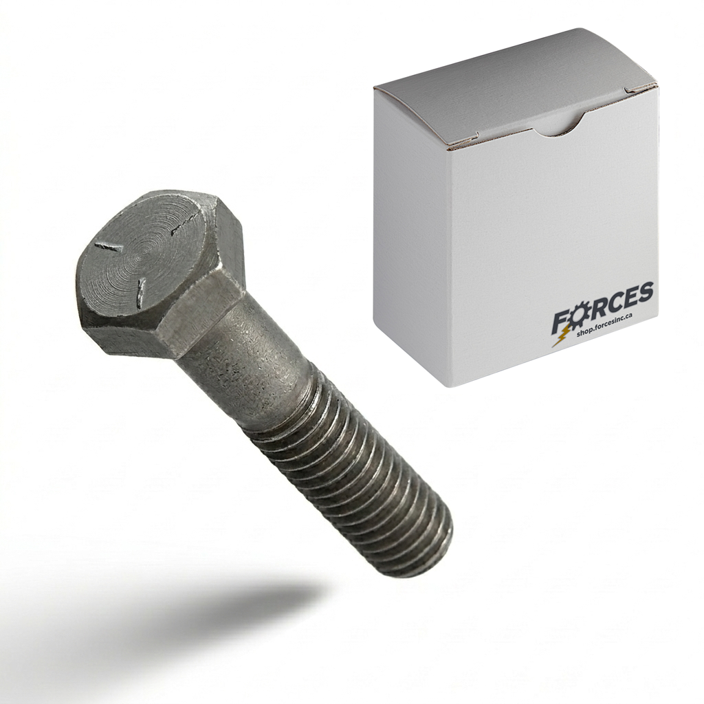 Hex Head Bolt 3/4"-10 x 3" Partial thread - Plain Steel Grade 5