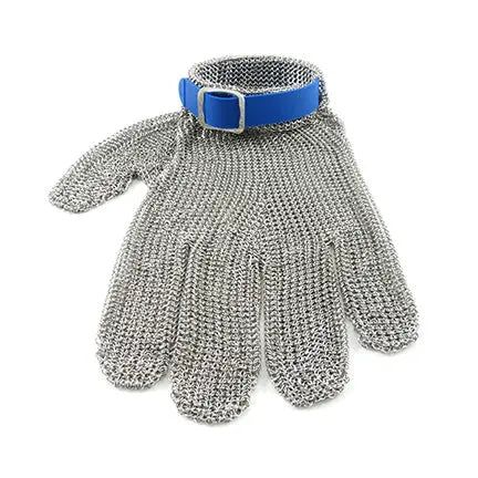 Gant de mailles en acier inoxydable