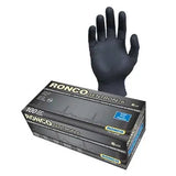 Gants nitrile, sans poudre, Noir