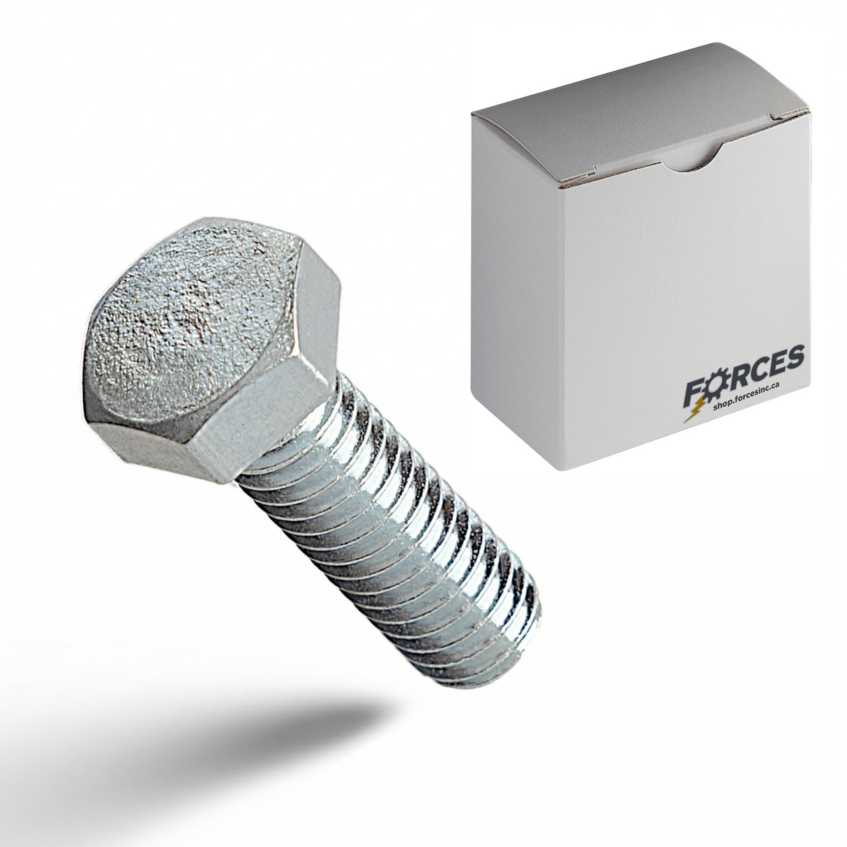Hex Head Bolt 5/16"-18 x 1-1/4" Full thread - Zinc Plated Grade 2