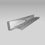 28″ Linear Shower Drain, 304 Stainless Steel — Grate or Tile-In Cover