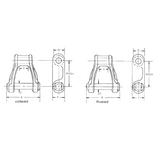 H78/F4 H-Class Mill Conveyor Chain Connecting Link With Pin & Cotter Pin