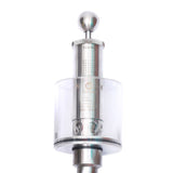 Sanitary Pressure Relief Valve 1.5'' Tri Clamp Spunding Valve with Pressure Guage, Fermenter Air Release Bunging Pressure Device Silver