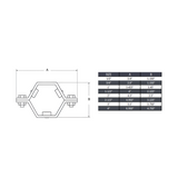 Hanger for Sanitary Tube 304 Stainless Steel