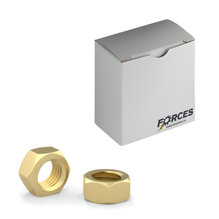 1/2"-13 Heavy Hex Nut - Brass