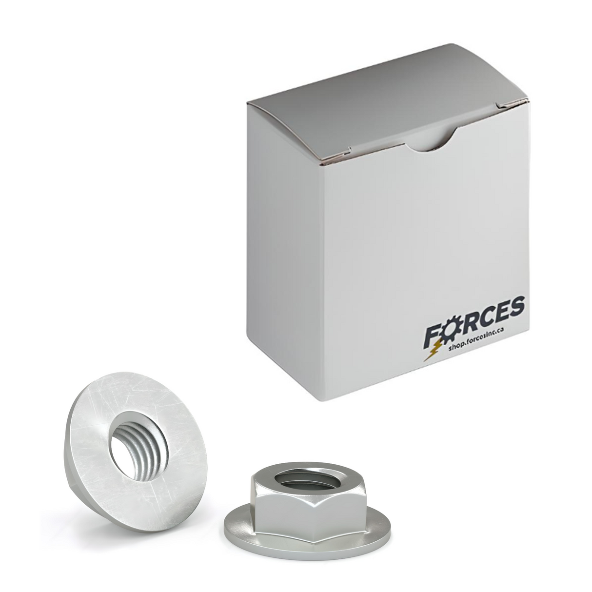 DIN 6923 M10-1.5 Flanged Nut - Zinc Plated Class 8.8