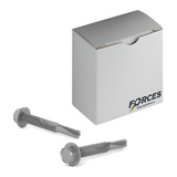 #12 x 1-1/2" Metal Screw Hex Washer Head Hex Drive #5 Self-Drilling Point - Steel Silver RUSPERT