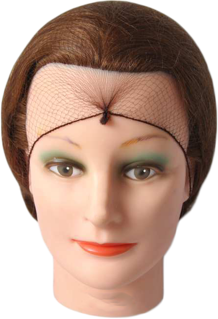 Disposable Brown Nylon Hair Nets (100-Count Bag)