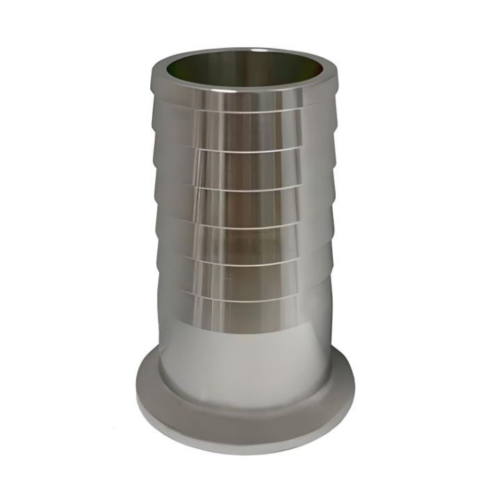 4" x 4" Tri-Clamp x Hose Barb Adapter - Stainless Steel 316