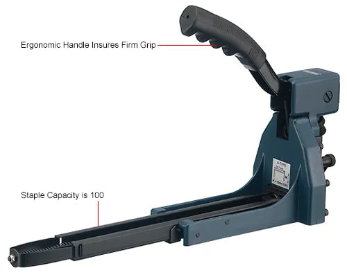 Global Industrial™ Manual Carton Stapler for 5/8" Staples, 100 Staple Capacity