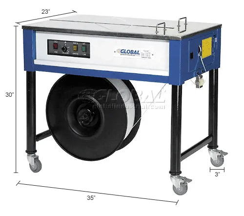 Global Industrial™ Polypropylene Strapping Machine, 5 Free Strapping Coils