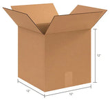 Global Industrial™ Cube Cardboard Corrugated Boxes, 12"L x 12"W x 12"H, Kraft - Pkg Qty 25