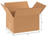 Global Industrial™ Cardboard Corrugated Boxes, 10"L x 8"W x 6"H, Kraft - Pkg Qty 25