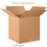 Global Industrial™ Cube Cardboard Corrugated Boxes, 24"L x 24"W x 24"H, Kraft - Pkg Qty 10