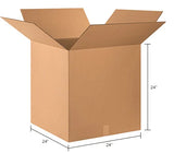 Global Industrial™ Cube Cardboard Corrugated Boxes, 24"L x 24"W x 24"H, Kraft - Pkg Qty 10