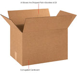 Global Industrial™ Cardboard Corrugated Boxes, 18"L x 12"W x 12"H, Kraft - Pkg Qty 25