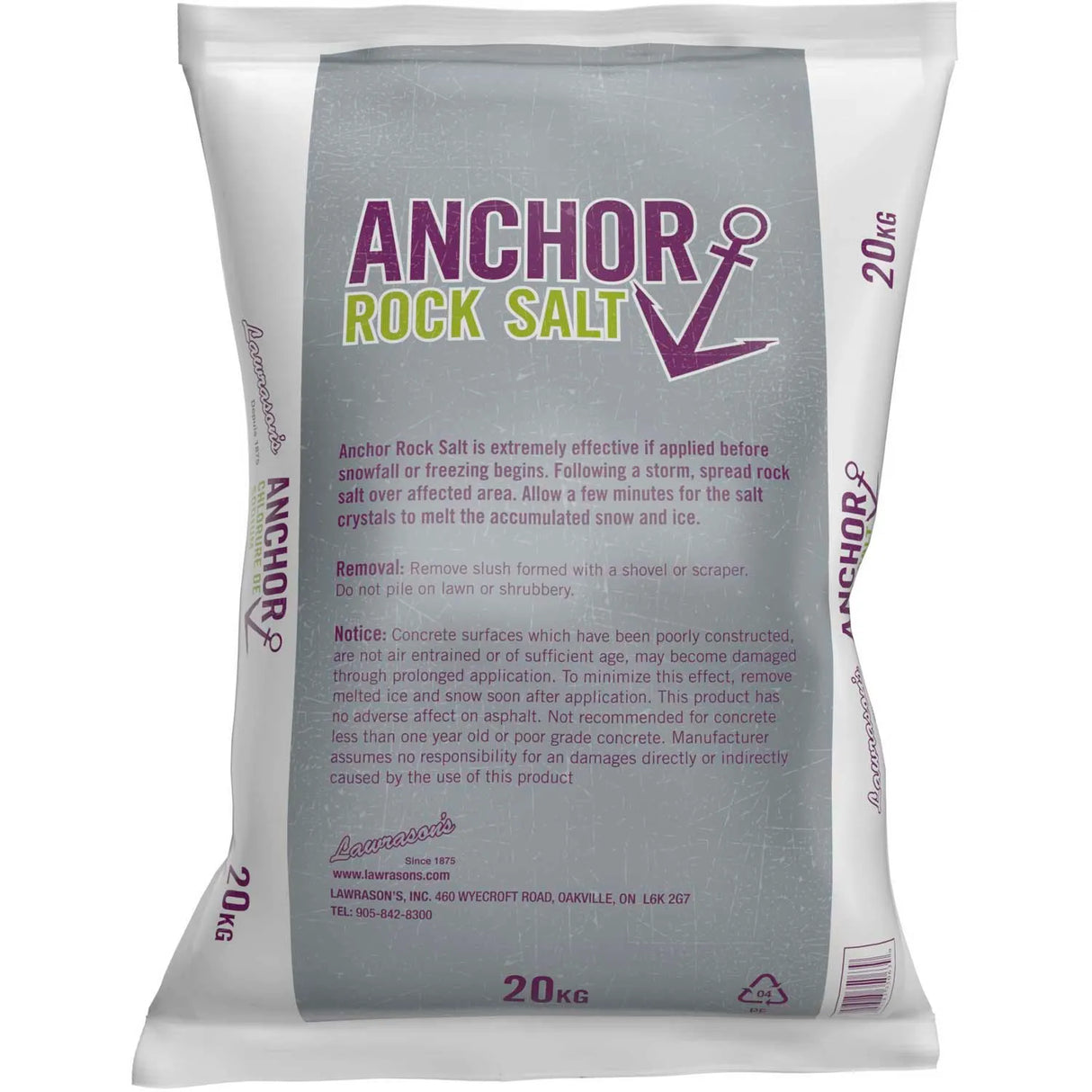 Anchor Rock Salt 44 Lb Bag