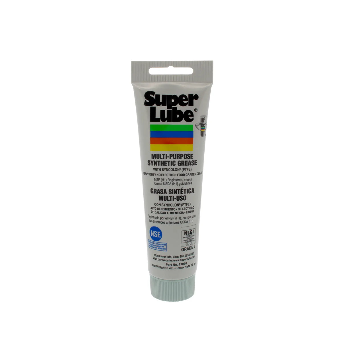 Super Lube Synthetic Grease, 3 oz. Tube - 21030 - Pkg Qty 12