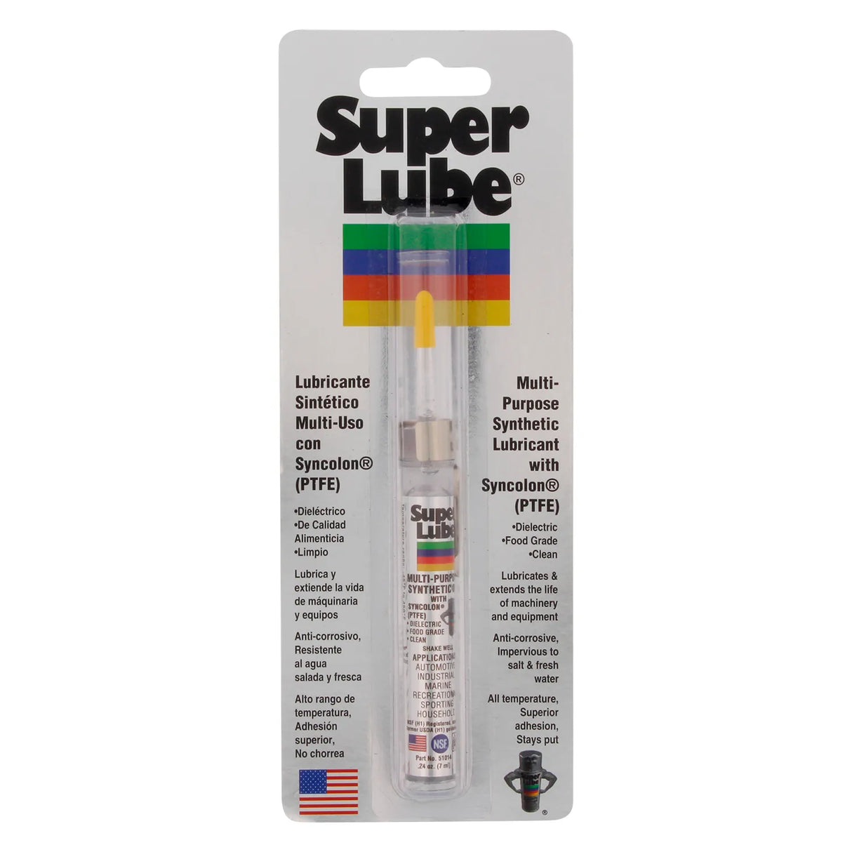 Super Lube® Oil With PTFE High Viscosity, 7 ml. Precision Oiler - 51010 - Pkg Qty 12