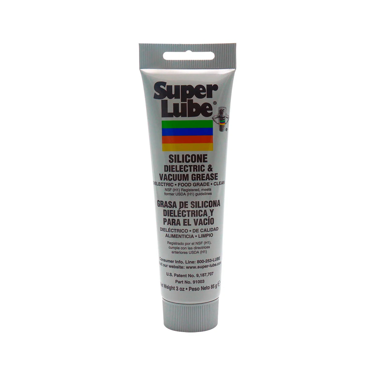 Super Lube Silicone High-Dielectric & Vacuum Grease, 3 oz. Tube - 91003 - Pkg Qty 12