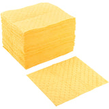 Global Industrial™ Hazmat Pad, Heavyweight, 15" x 18", Yellow, 100/Pack