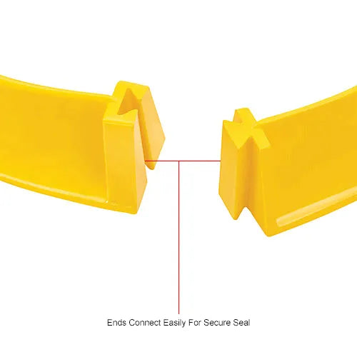 Global Industrial™ High Profile Connectable Spill Berm, 5'L x 4"W x 4-1/2"H