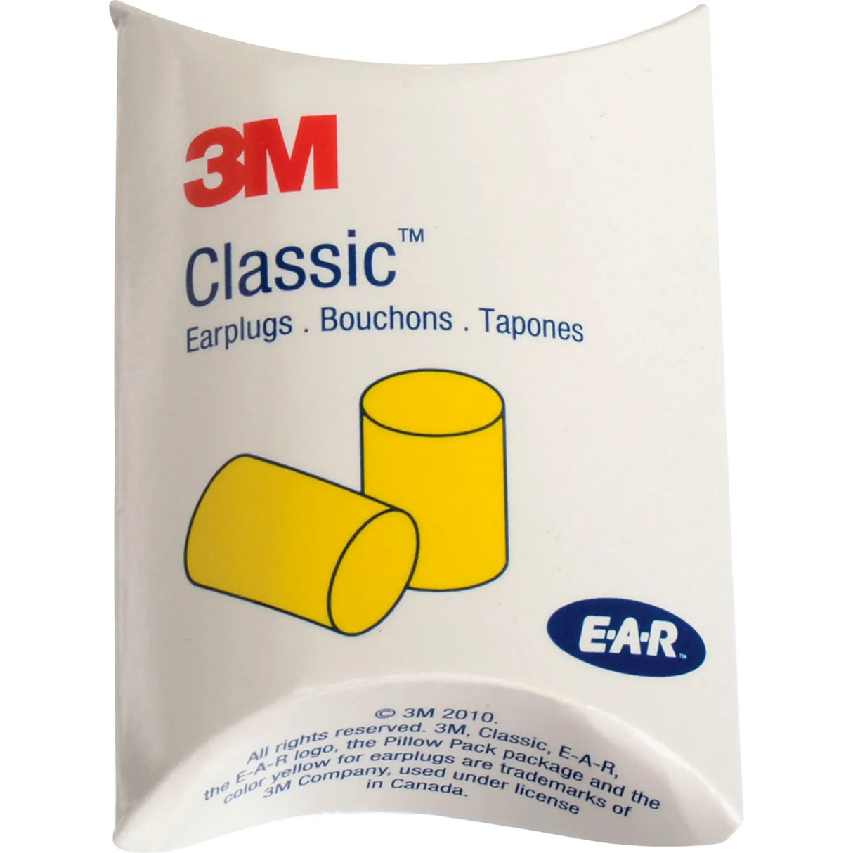 3M™ E-A-R Classic Uncorded Earplugs, 310-1001, 200-Pair