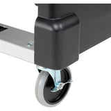 Rubbermaid® 3320 End-Load Black Plastic Tray Truck