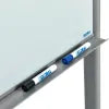 Global Industrial™ Mobile Glass Board - 72"W x 48"H