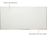 Global Industrial™ Melamine Dry Erase Whiteboard - 96"W x 48"H - Double Sided