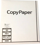 Copy Printer Paper, 10 Ream, 500 Pages, Brightness 92, 20 Lb, 8 1/2" X 11", White