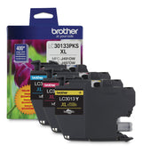 Brother LC30133PKS Colour Ink Cartridge, High Yield, 3 Pack