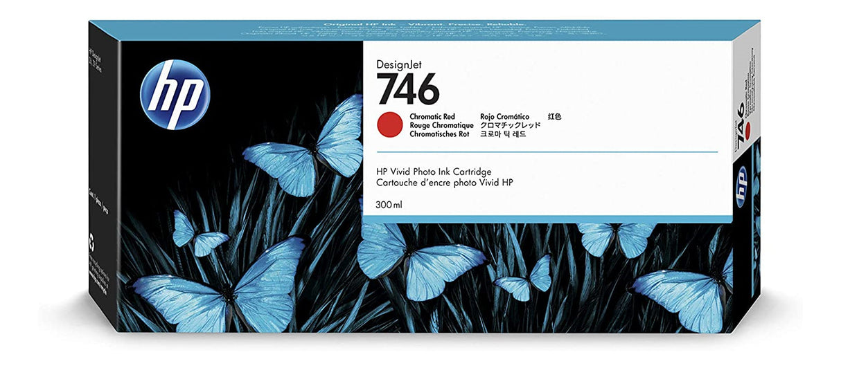 HP 746 (P2V81A) 300mL Chromatic Red Original Ink Cartridge