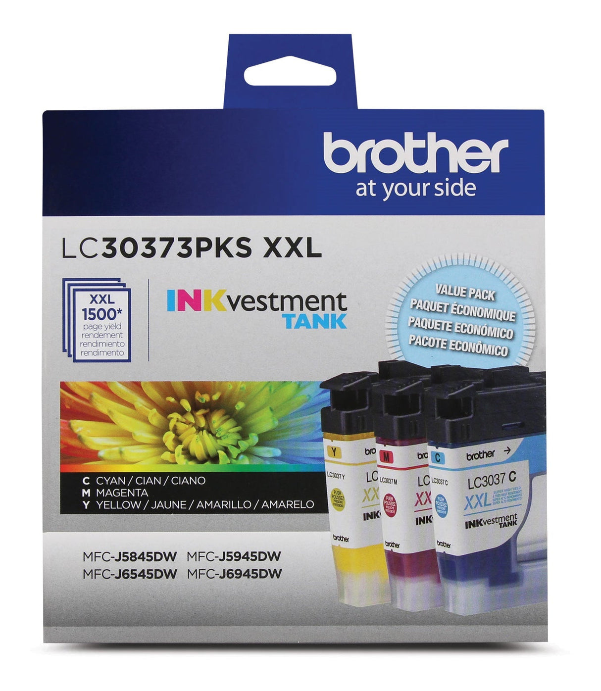 LC30373PKS COLOR 3PKS SUPER HIGH YIELD INKvestment CARTRIDGE