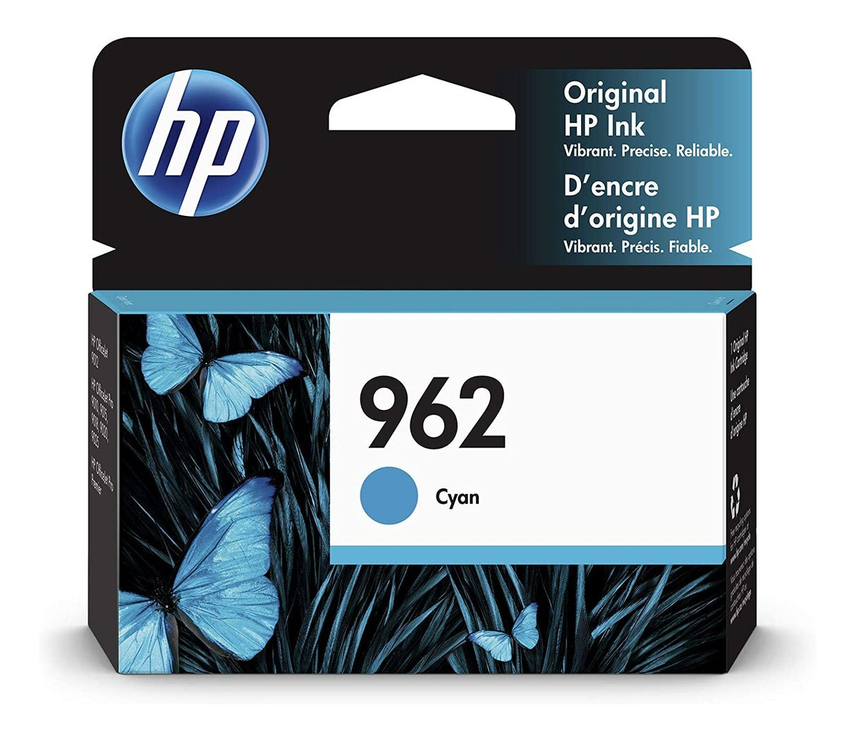 3HZ96AN#140 HP #962 CYAN ORIGINAL INK CARTRIDGE